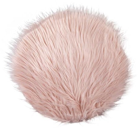 Home4You Deko-Fell - Rosa - Ø 32 cm