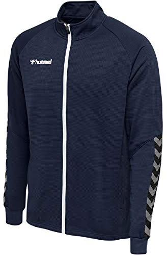 hummel Jungen Jacke Hmlauthentic Kids Poly Zip Jacket, Marine, 176, 205367-7026-176
