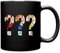 Spreadshirt Die Drei Fragezeichen Kids Silhouetten Tasse Einfarbig, One size, Schwarz