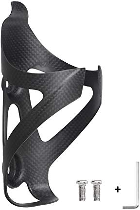 ROADNADO Carbon Bike Bottle Cages, Carbon Water Bottle Holder Bike Water Bottle Cage 22g for Road Bikes MTB Ultralight Strong suit for Kettle 72-74 mm Diameter (Classic Matte-1pcs)