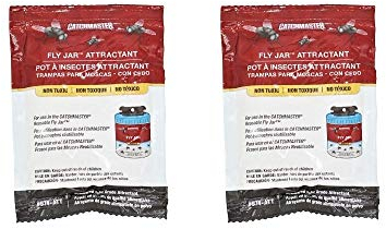 Catchmaster Appât pour Fly JAR Piège à Mouches Professionnel | Mouches Noires, Mouches à Soupe, Mouches d'asasason | Réutilisable (2 leurres) | Appât Organique