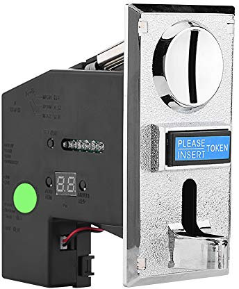 VBESTLIFE Gettoniera per, Metal Game Slot Machine Riconoscimento multivaluta Smart Coin Slot