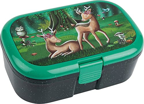 Lutz Mauder Lunchbox * SÜSSE WALDTIERE * für Kinder | 10685 | Perfekt für Rehkitz Fans | Vesperdose Brotdose Brotzeit Schule Grundschule