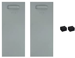 Kit de fixation autocollant porte-images porte-miroir suspensions Dibond plaques adhésives (2x supports | tampons mousse, 300x100mm)