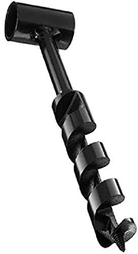 WJYXSH Auger Handbohrer Bit Buschcraft Handbohrer selbstkippend Überleben Auger Handbohrer Augenloch Auger Drill for Outdoor Camping Bit (Color : 25mm)