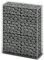 WIFESE Panier de Gabion avec Couvercle Fil Galvanisé 100x80x30 cm Argenté Lit Surélevé à Gabion Parterre de Fleurs Jardin Parterre de Fleurs Plantes Terrasse Mur en Gabion Décoration Extérieure