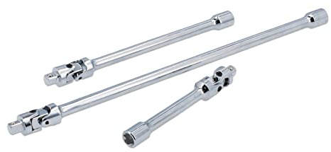 Laser 8495 Universal Joint Extension Set Spring Loaded 1/4 D 3pc