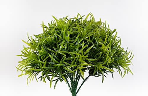 Seidenblumen Roß 12 Stück Graspick 20cm grün JA Kunstpflanzen künstlicher Zweig Gras-Pick Graszweig