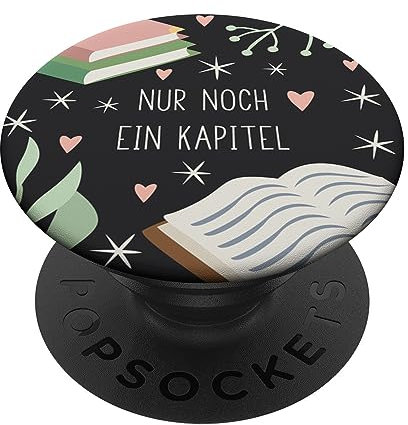 Nur Noch Ein Kapitel - Süße Buchliebhaber Lesen PopSockets Klebender PopGrip