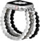 JR.DM Naturstein Armband Kompatibel mit Apple Watch Armband 38mm 40mm 41mm 42mm 44mm 45mm 46mm Schick Komfortabler Handgefertigter Elastischer iWatch Uhrband für Series 10/9/8/7/SE/6/5/4/3/2/1 Damen