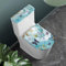 Tomeusey Marble Butterfly Toilet Seat Lid Cover Toilet Tank Cover 2 Pcs Set,Durable Toilet Lid Seat Cushion Fits Most Size Toilet Lids for Home Bathroom Essentials