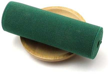2 Meter 10cm Breite Farbiges Gummiband Unterwäsche Gummiband für Gürtel Diy Kleidung Nähzubehör, Grün, 10cm