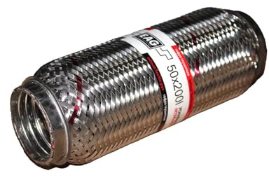 EAG Flexstück Flexrohr (50x200mm) Auspuffrohr - Interlock und Außen-Gewebe