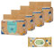 ECOBOOM JOY Biowindel aus Bambus, 70 % biologisch abbaubar, hypoallergen (Größe 1/XS, < 4,5 kg, 4 Beutel, 136 Windeln)