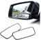 CGEAMDY 2 Stück Wasserdichter HD Glas Toter-Winkel-Spiegel, 360° Einstellbarer Weitwinkel-Seitenspiegel, Anti-Blendung Auto Rückspiegel, Autospiegel Rückspiegel Einstellbar Für Fahrzeuge(Gerahmt)