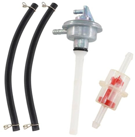 Rubinetto benzina a bassa pressione 15 mm con rubinetto benzina tubo per Piaggio TPH 50, TPH 125, Typhoon 50 DT AC, Sfera 50, NSL 50, Zip 50, NRG 50, Quartz 50, NTT 50, Free 50, Liberty 50