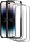 Beukei 3 Stück Panzer Schutz Glas für iPhone 14 Pro mit Installationsrahmen, Tempered Glass,[9H Härte][HD Klare][Blasenfrei][Anti-Kratzen] Panzerfolie