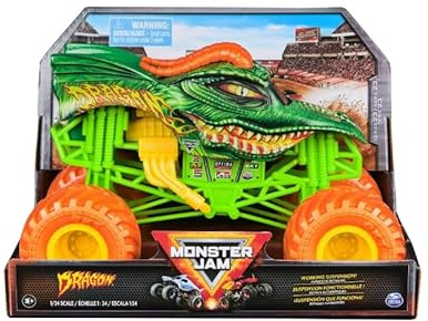 Monster Jam, Currituck Grain Co Sammler-Fahrzeug, offizielles Grave Digger Monster Truck, Maßstab 1:24, Kinderspielzeug für Jungen und Mädchen ab 3 Jahren