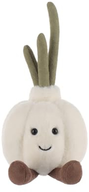 Apricot Lamb Köstlicher Knoblauch Plüschtier Kuscheltier Gemüse Weiß 18cm