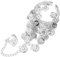 CALLARON Handgelenkdekoration 2 Stück Metallarmband für Damen Gypsy-schmuck Elegant für Tanzveranstaltungen