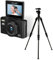 KamKorda Digital Compact Camera with 180° Flip Screen + Carbon Fibre Camera Tripod + 2 Year Warranty