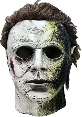 Fartoni Máscara de Asesino Terror Halloween – Disfraz Realista Pelicula de Terror para Fiestas, Cosplay y Mascaras.