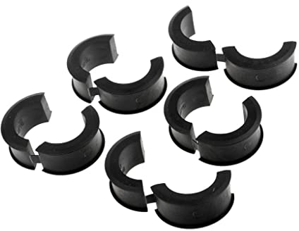 Sharplace 5 Paar Fahrrad Steuersatz Spacer aus für 25,4mm Durchmesser, 12x22.2mm