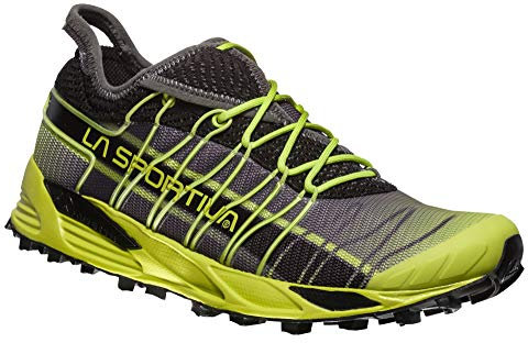 LA SPORTIVA Mutant, Scarpe da Trail Running Uomo, Multicolore, Verde Mela, Grigio Antracite 000, 43 EU