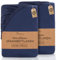 NatureMark Mikrofaser SPANNBETTLAKEN 2er Pack zum Sparpreis! viele Größen und Farben Markenware (Bettlaken 140 x 200 cm - 160 x 200 cm - Navy blau)