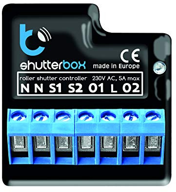 Blebox Shutterbox 2.0 Smart Home Commande sans fil de Jalousiums pour la commande sans fil des volets roulants électriques, marques