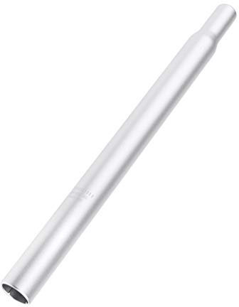Perfeclan Fahrradsattelstütze 28,6 mm Sattelstange Kerzensattelstütze, 40cm Silber