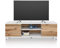 Mobili Fiver, Mobile Porta Tv Rachele, Bianco Frassino e Rovere Rustico, 150 cmx42 cmx48 cm, Mobile Tv moderno per tv fino a 65'', Made in Italy