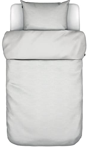 Marc O Polo Jersey Bettwäsche Elvor Soft Grey 1 Bettbezug 155 x 220 cm + 1 Kissenbezug 80 x 80 cm