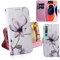 DodoBuy Xiaomi Mi 10/Mi 10 Pro Hülle Flip PU Leder Schutzhülle Handy Tasche Case Cover Wallet Standfunktion mit Kartenfächer Magnetverschluss für Xiaomi Mi 10/Mi 10 Pro - Blume