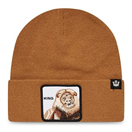 Goorin Bros. Beanie-Mütze mit Revers, Animal Farm Hats, Herbst/Winter, Braun One size
