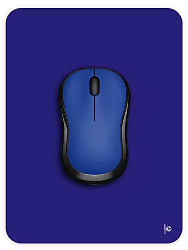 Audimi Small Mouse Mat 15x20 cm, Mini Mouse Pad for Wireless Mouse Travel Office Laptop Portable Blue