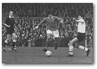 George Best Soccer Sportman Poster Leinwand Poster Wandkunst Bild Drucke Hängende Foto Dekor Home Poster Kunstwerke 40 x 60 cm