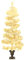 vidaXL Spiral Weihnachtsbaum mit Topf LEDs Christbaum Tannenbaum Dekobaum Kunstbaum Weihnachten Dekoration Weihnachtsdeko Weiß 120cm PVC