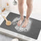 LY4U Tappetino da Doccia Antiscivolo Tappetino da Bagno in Morbido Luffa Antimuffa in PVC per Box Doccia Bagno, 60x60cm Grigio