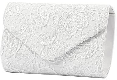 Minicloss Bolso de noche para mujer, elegante, para boda, bolso de mano, bolso de satén y fiesta de baile, bolso de noche, bolso de novia, bolso de hombro
