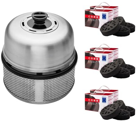 Cobb Grill Premier AIR Deluxe Holzkohlegrill - inkl. 6X Cobble Stones 6er