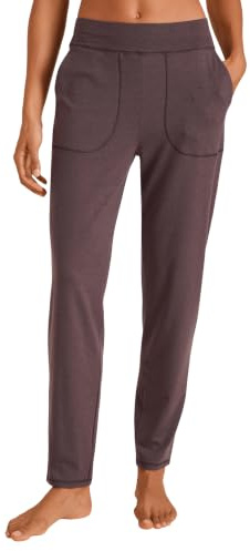 CALIDA DEEPSLEEPWEAR Warming Hose Damen | mit Seitentaschen, mit breitem Bund, wärmender Merino-TENCEL™ Mix