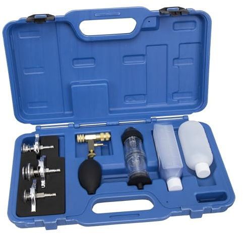 RepTools CO2 Tester Zylinderkopfdichtung KFZ inkl 250ml Testflüssigkeit Kühlwasser prüfen Lecktester universal PKW