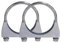 Krtopo 2PCS 76MM Colliers Echappement Pour Montage D'Antennes, De Tuyaux, De MâTs Collier De Serrage Universel Pour Raccords De Tuyaux