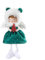 Zoegneer Weihnachtsengel-Puppe, niedlicher Federengel-Anhänger für Weihnachtsbaum-Dekoration (grün)