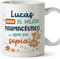 MUGFFINS Tazas Personalizadas para FARMACÉUTICO hombre - En Español - Mejor que yo Sepia - 11 oz / 330 ml - Regalo Personalizable original y divertido