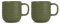 Sagaform Tasse 2er-Set - Farbwahl Grün