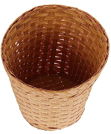 DIKACA Poubelle En Osier Robuste Poubelle Tissée Pour Le Rangement De La À Coucher Et De