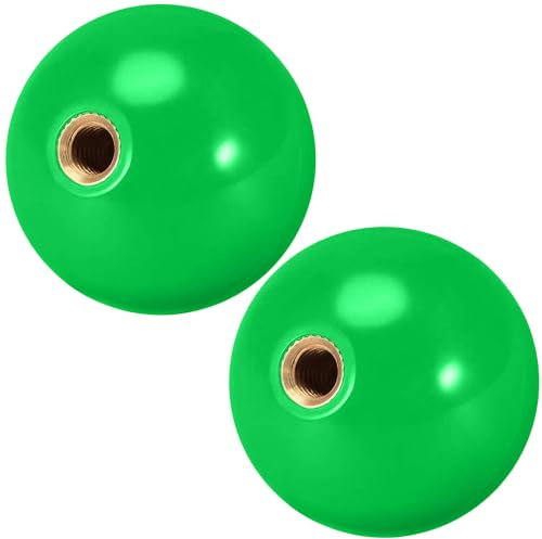 Timebid 2PCS 35MM Joystick Ball Top Handle Rocker | M6 Screw Head Arcade Game Joysticks Easy-Install Replacement DIY Parts Green*2