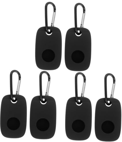 Gadpiparty 6pcs Silicone Cover Protective Tracker Cover for Key Finder Compatible with Tile Mate Pro Key Identifiers